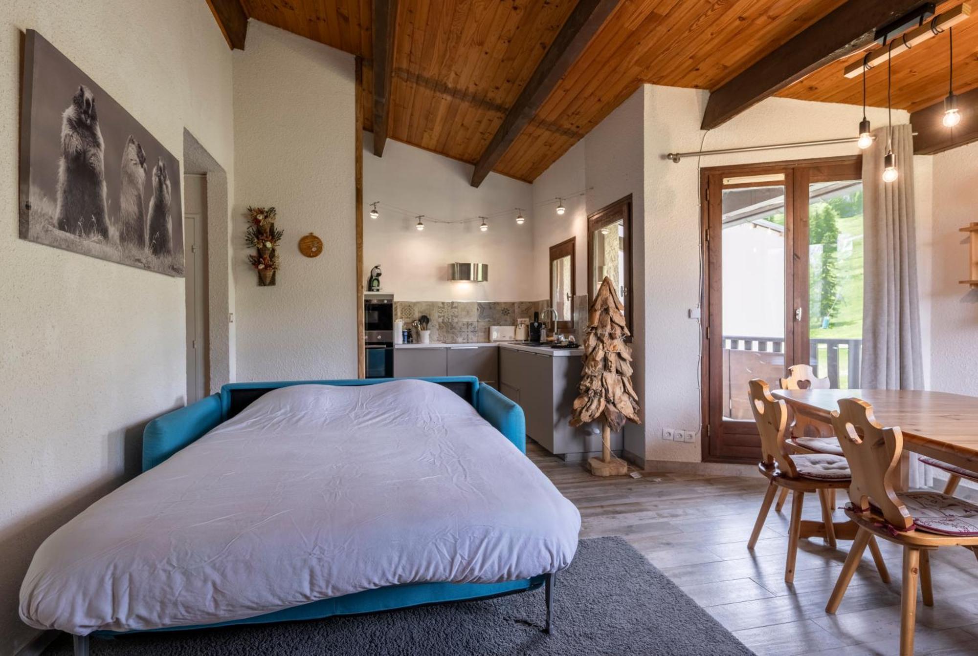 Echo Des Marmottes - Au Pied Des Pistes - Parking Apartment Enchastrayes ภายนอก รูปภาพ